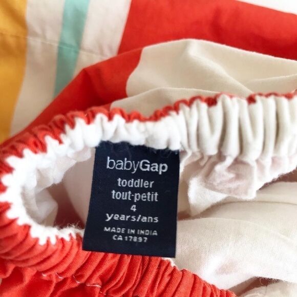 BabyGap stripe peep/open back dress GUC 4T - Picture 4 of 5